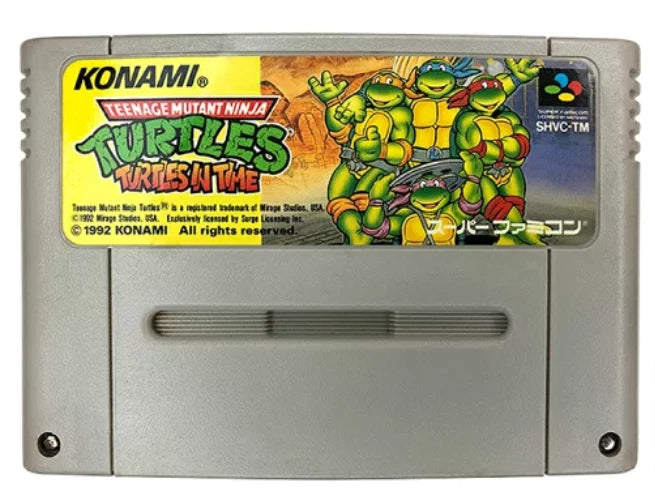 Nintendo Super Famicom Teenage Mutant Ninja Turtles: Turtles in Time R3 Japan Version (Pre-Owned)