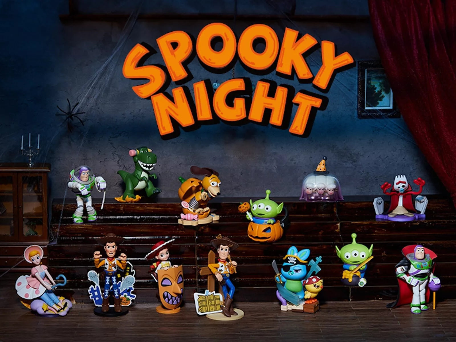 Official Pop Mart Disney Toy Story Spooky Night Series Figure (Blind Box 1 pcs)