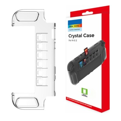 [NS2] Crystal Case with Precise Cutout for Handheld Game Console
