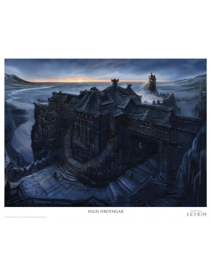Official Elder Scrolls Skyrim Lithograph Set