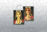 Official Silent Hill Bloody Lisa Lenticular Pin