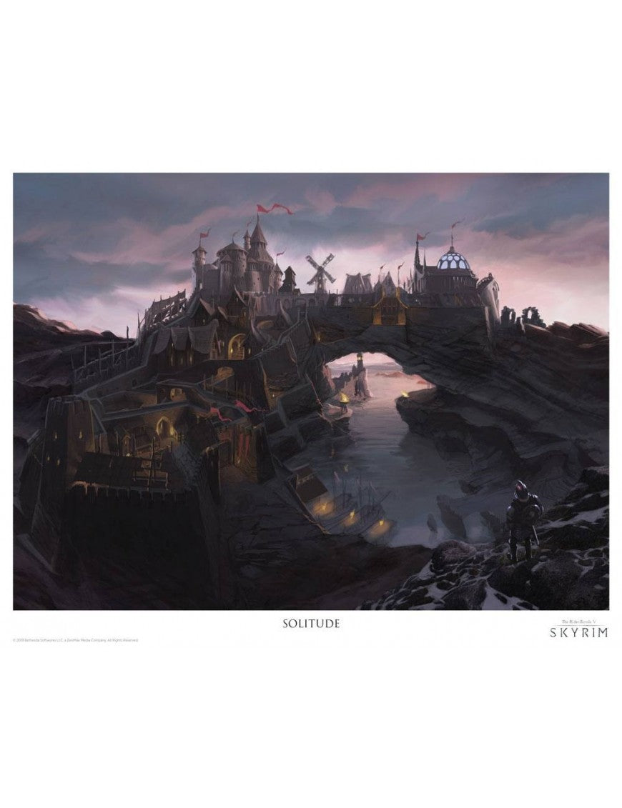 Official Elder Scrolls Skyrim Lithograph Set