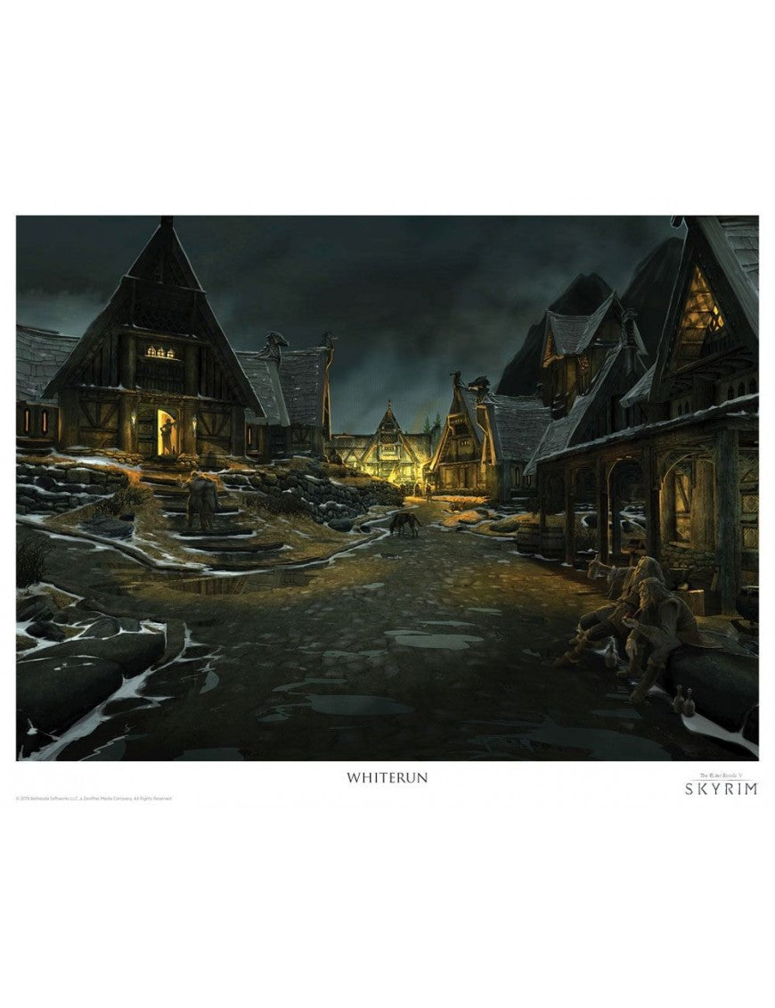 Official Elder Scrolls Skyrim Lithograph Set