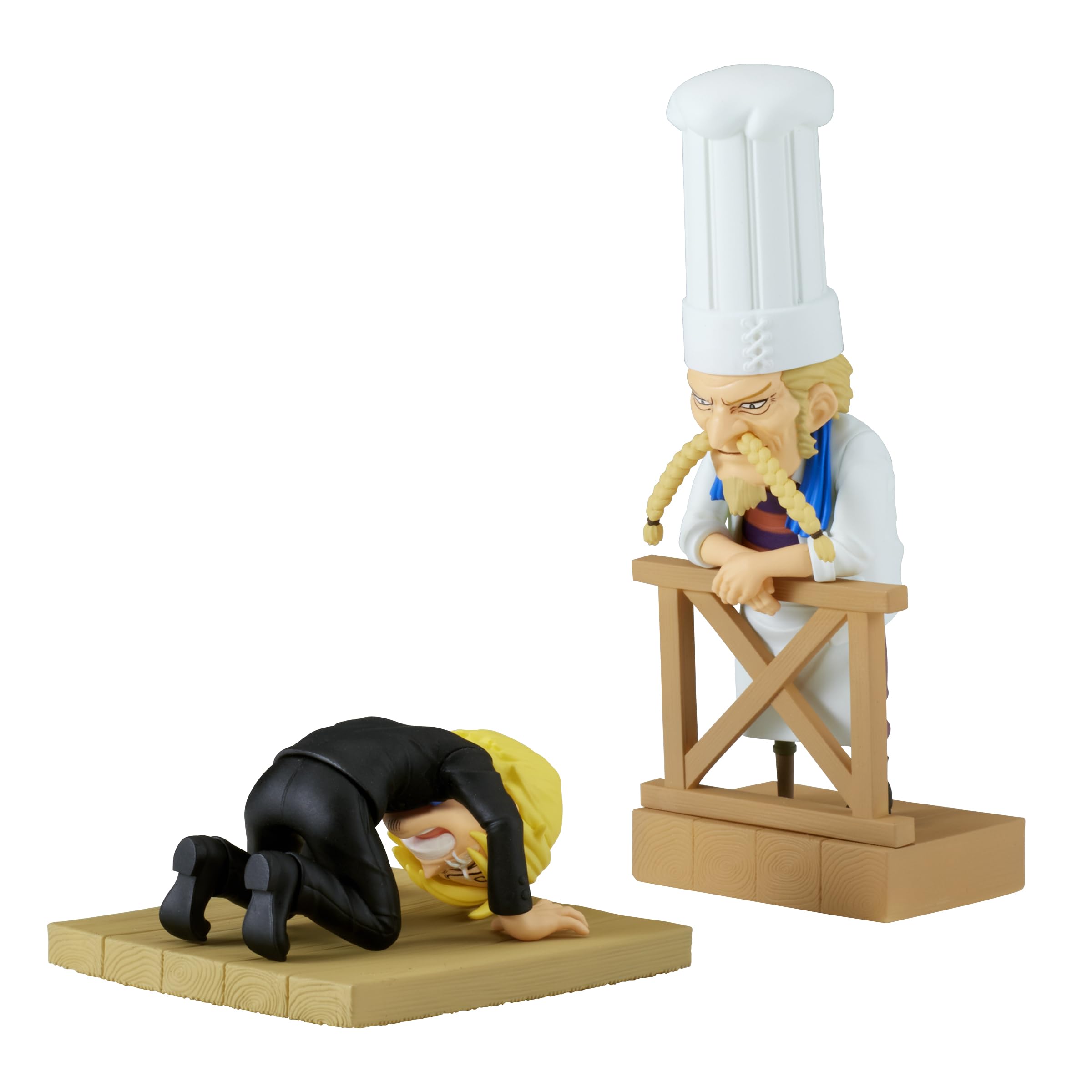 Banpresto Anime One Piece Sanji & Zeff Figure - (8cm)