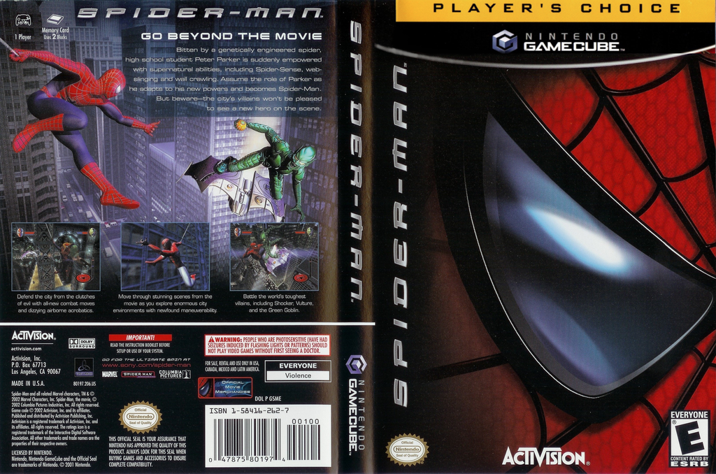 Nintendo GameCube Spider-Man R1 (Used)