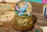 Disney Lilo & Stitch Stitch Gold Coin Treasure Hunter Party Snow Globe