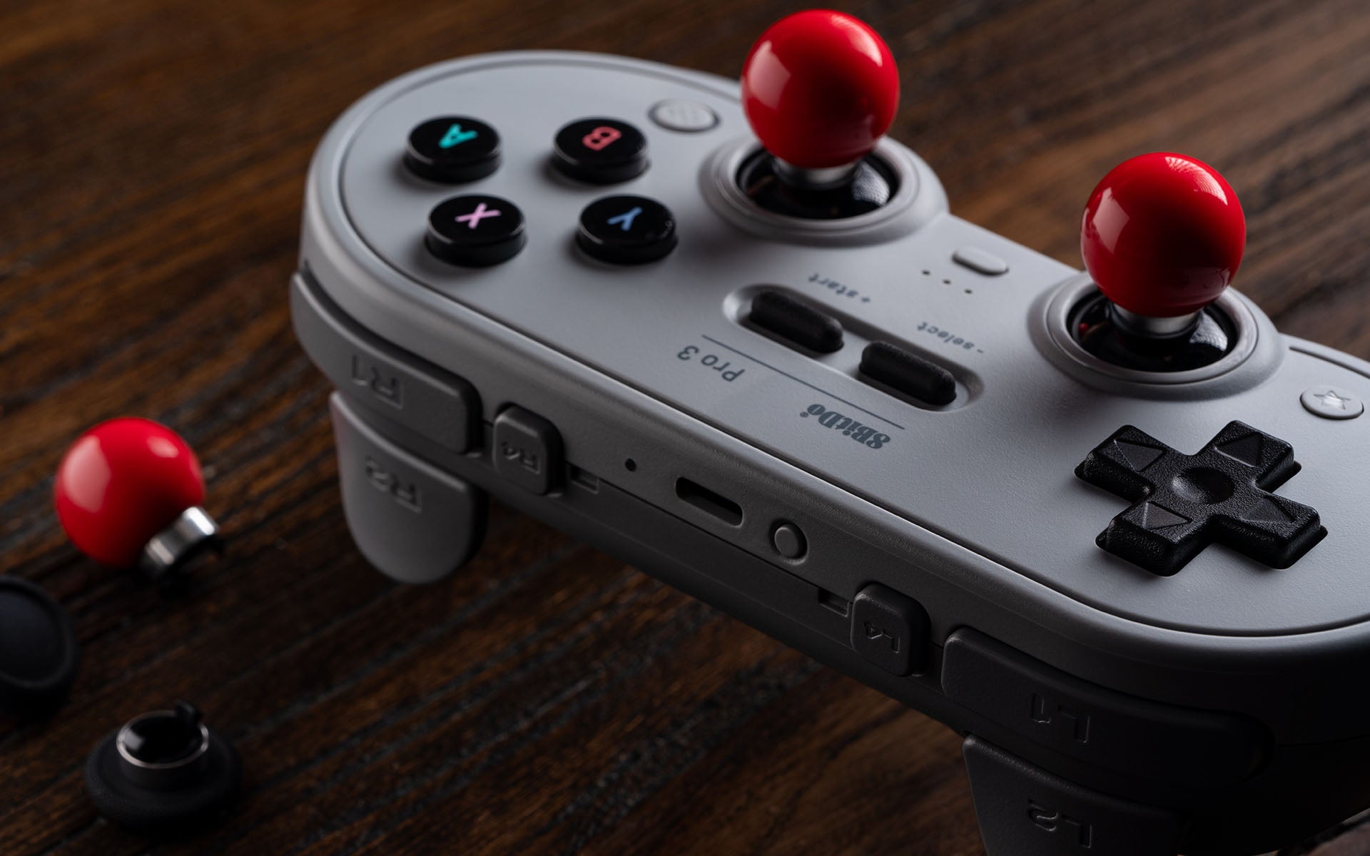 8BitDo Pro 3 Bluetooth Controller for Switch/Switch 2, Windows, Apple, SteamOS, Android – TMR Joysticks (Gray Edition)