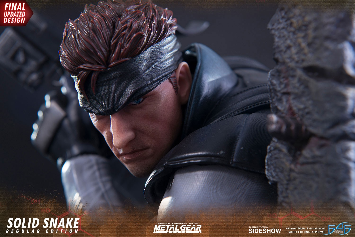 First 4 Figures Metal Gear Solid – Solid Snake (Regular Version) Statue (44cm)
