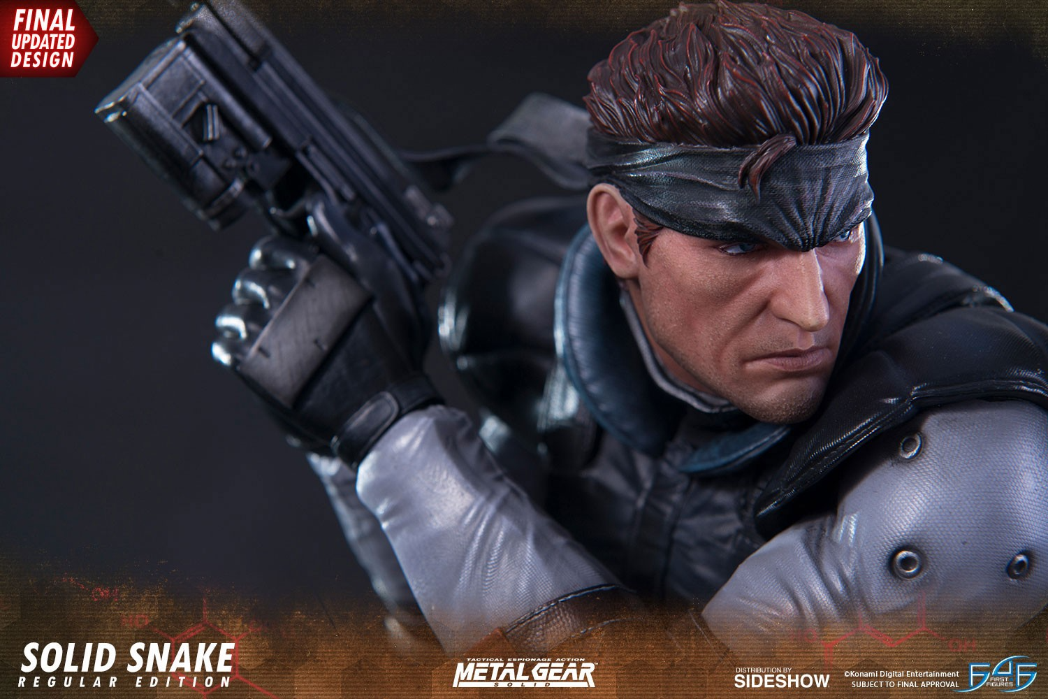 First 4 Figures Metal Gear Solid – Solid Snake (Regular Version) Statue (44cm)