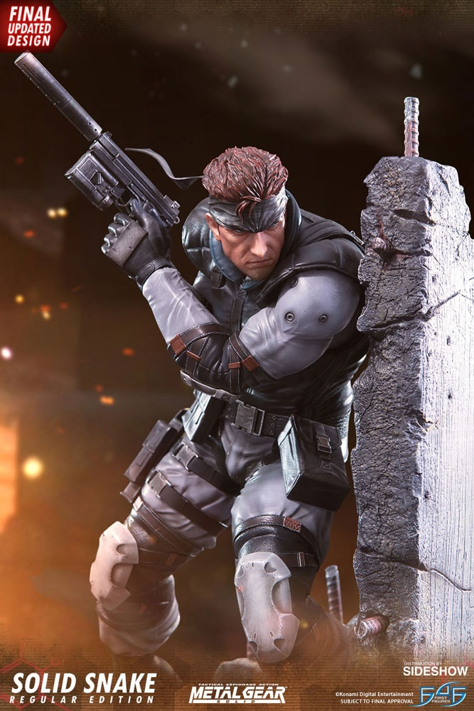 First 4 Figures Metal Gear Solid – Solid Snake (Regular Version) Statue (44cm)