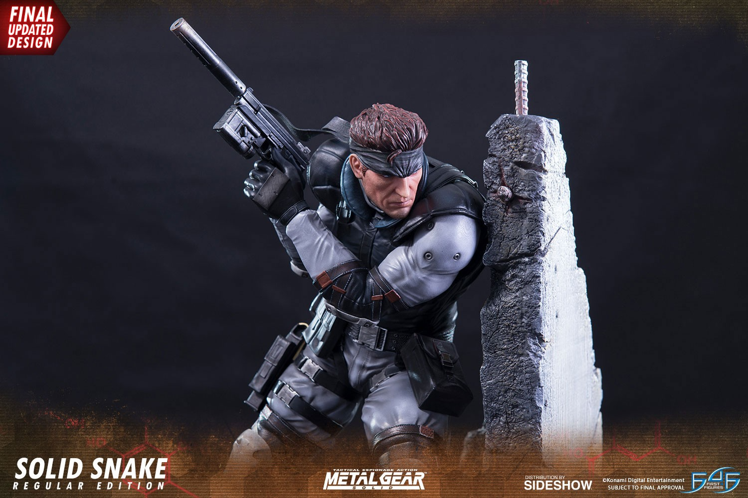 First 4 Figures Metal Gear Solid – Solid Snake (Regular Version) Statue (44cm)