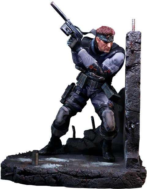 First 4 Figures Metal Gear Solid – Solid Snake (Regular Version) Statue (44cm)