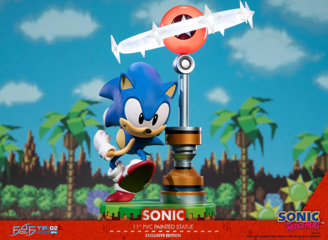 [RTR] Sonic the Hedgehog: Sonic Exclusive Edition Painted Statue (28cm)