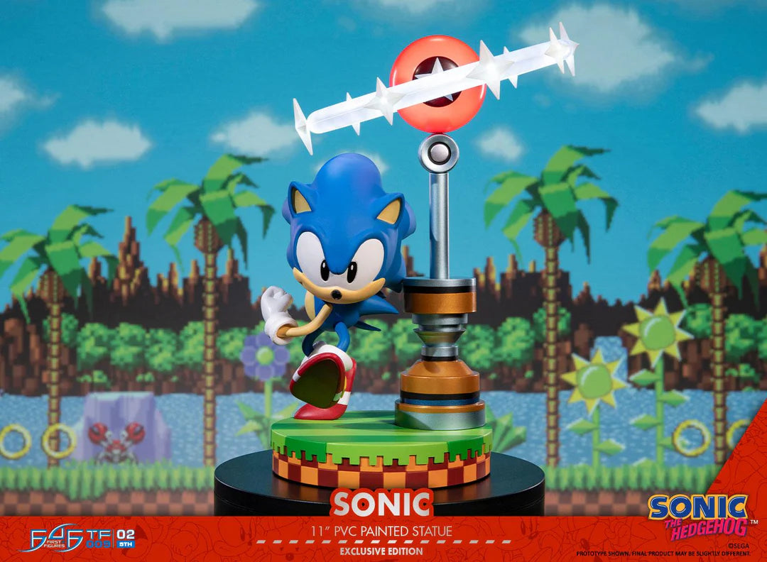 [RTR] Sonic the Hedgehog: Sonic Exclusive Edition Painted Statue (28cm)