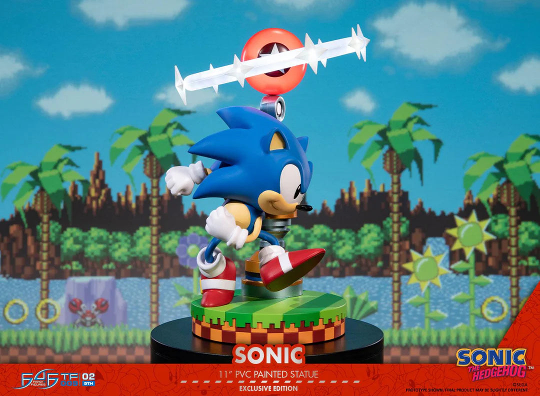 [RTR] Sonic the Hedgehog: Sonic Exclusive Edition Painted Statue (28cm)