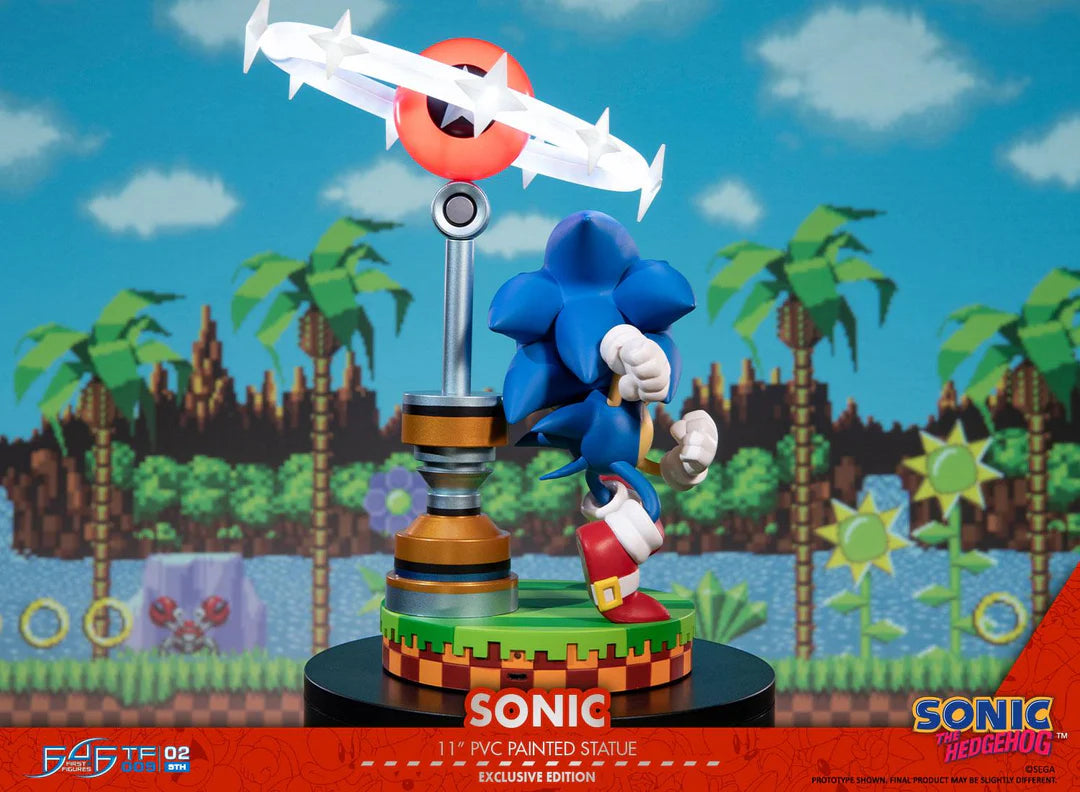 [RTR] Sonic the Hedgehog: Sonic Exclusive Edition Painted Statue (28cm)