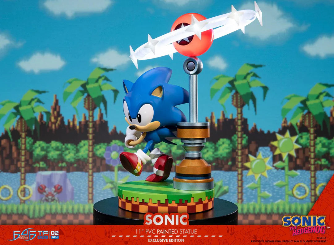 [RTR] Sonic the Hedgehog: Sonic Exclusive Edition Painted Statue (28cm)