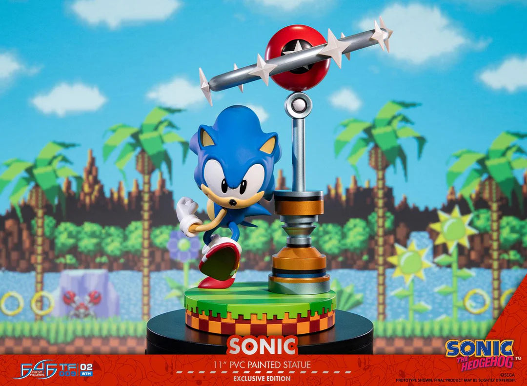 [RTR] Sonic the Hedgehog: Sonic Exclusive Edition Painted Statue (28cm)