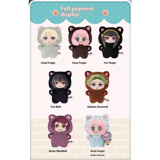Anime Spy x Family Cat Costume Series Plush Blind Box (1pcs)