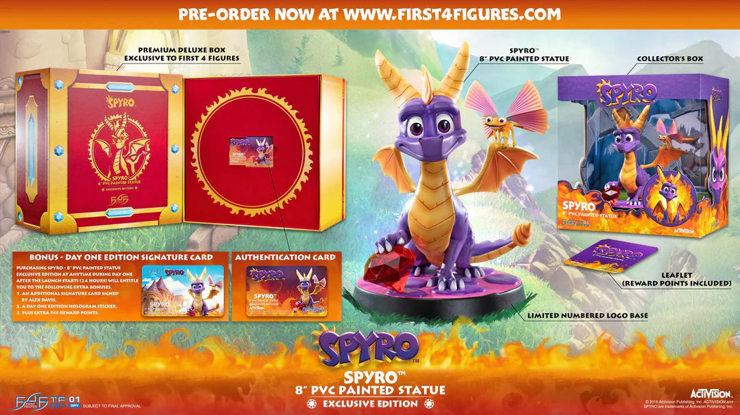 Activision Spyro The Dragon - Pvc Statue [Exclusive Edition] (20cm)