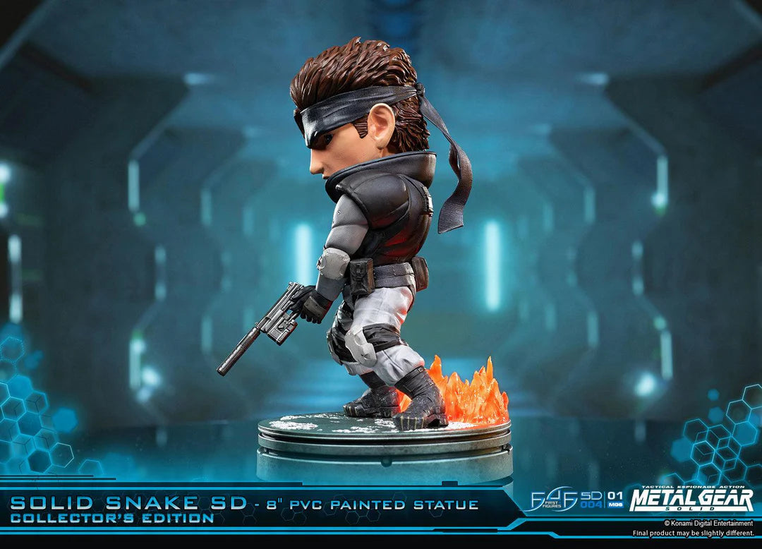 First 4 Figures Metal Gear Solid – Solid Snake SD 8" PVC Painted Statue (20cm)