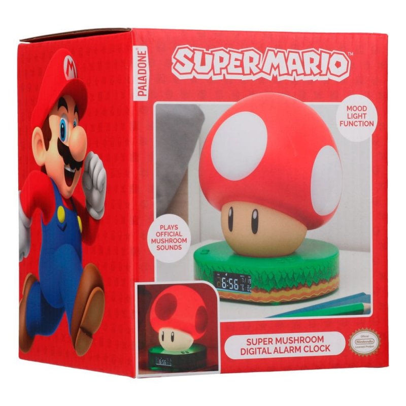 Super Mario Alarm Clock Super Mushroom Light