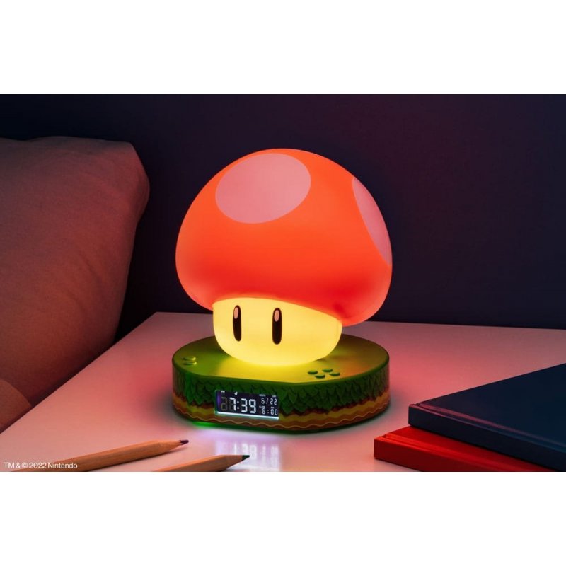 Super Mario Alarm Clock Super Mushroom Light