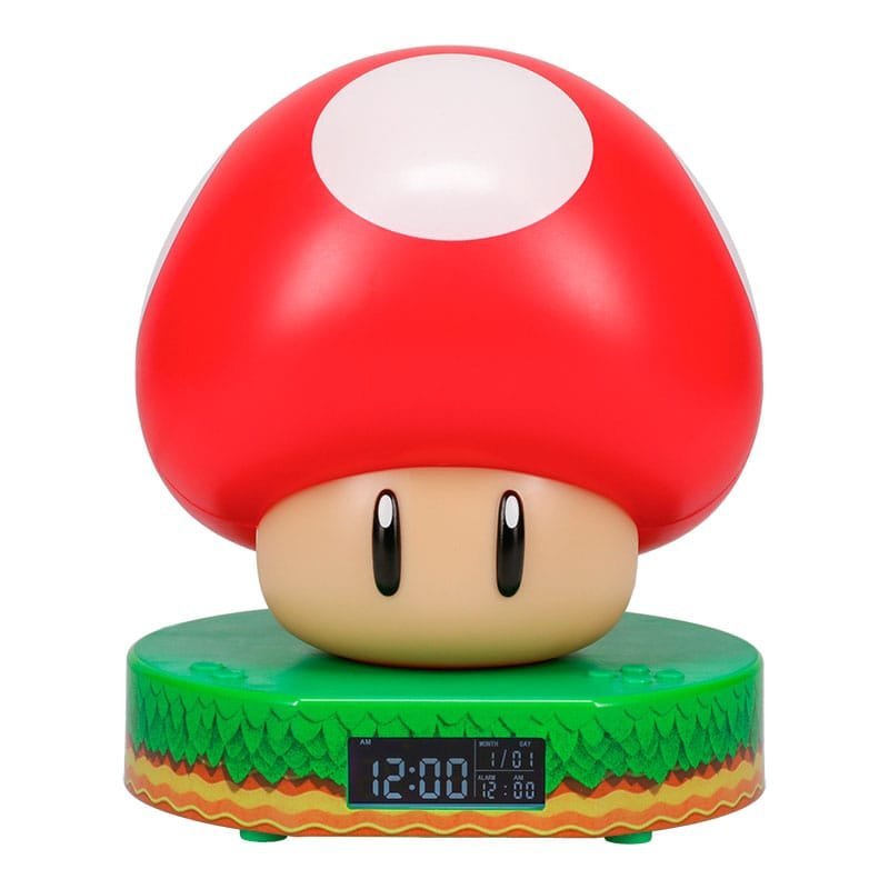 Super Mario Alarm Clock Super Mushroom Light