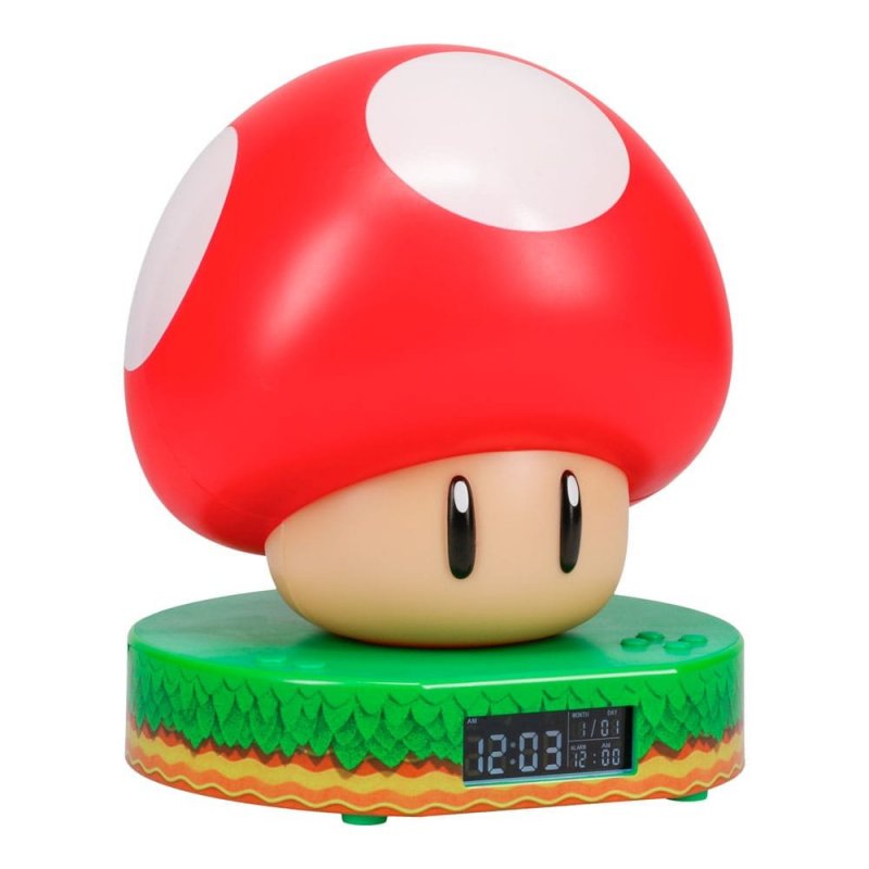 Super Mario Alarm Clock Super Mushroom Light