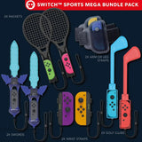 Nintendo Switch Sports Accessories Mega Bundle Pack (10Pcs)