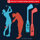Nintendo Switch Sports Accessories Mega Bundle Pack (10Pcs)