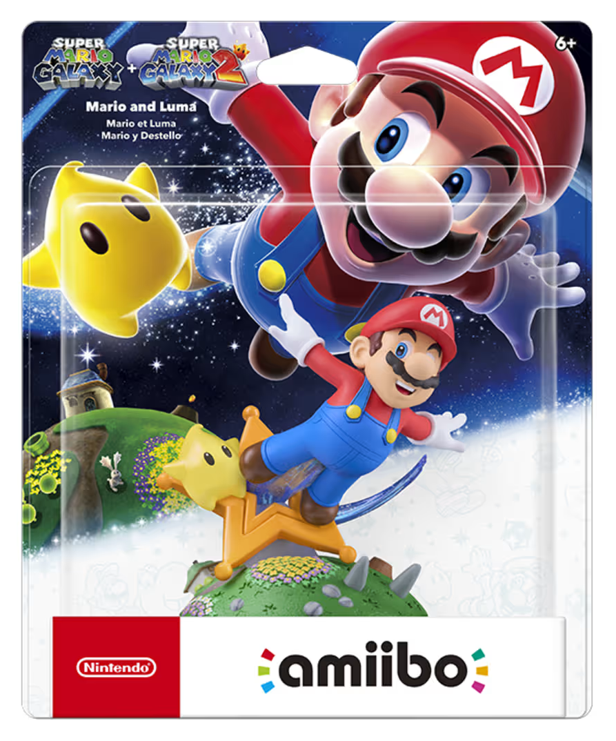 Amiibo - Mario and Luma - Super Mario Galaxy + Super Mario Galaxy 2 Series