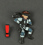 Official Metal Gear Solid 2 Snake Pin Pack