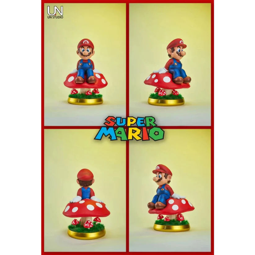 UN Studio Super Mario On Mushroom Figure (22cm)