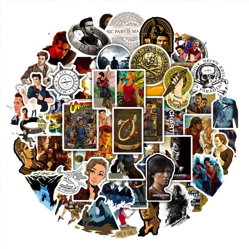 Uncharted Stickers (50pcs)