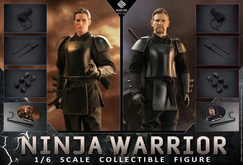 Ninja Warrior Ra's al Ghul Batman Action Figure from Present Toys - (Two Figures Set) - (40cm)