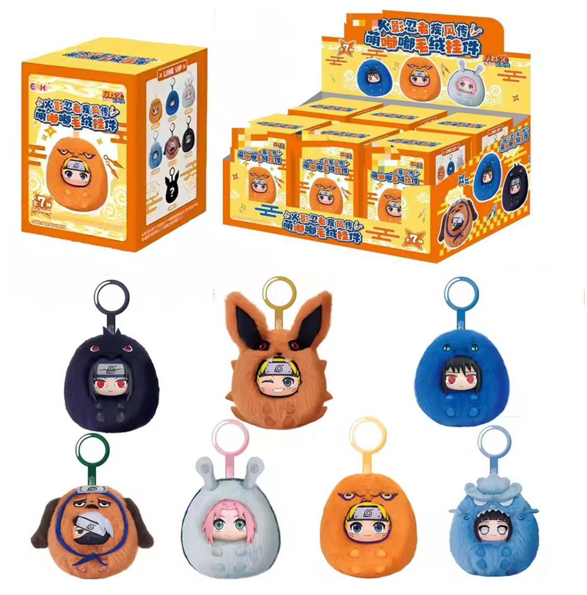 Anime Naruto Figure Blind Plush Keychain (1pcs)