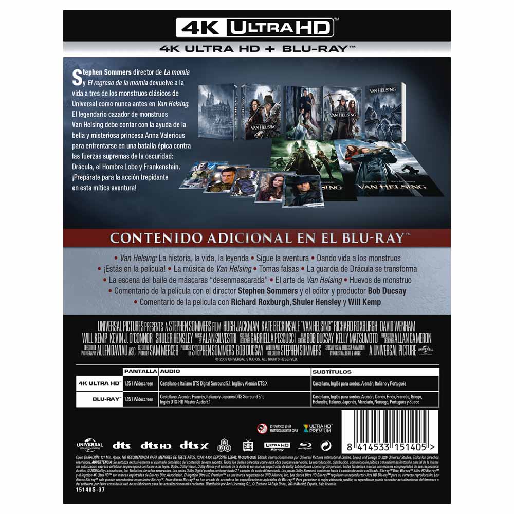 Van Helsing Collector's Edition (4K UHD + Blu-Ray)