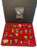 Anime Yu Gi Oh Metal Necklace & Keychain Collection Box 20pcs