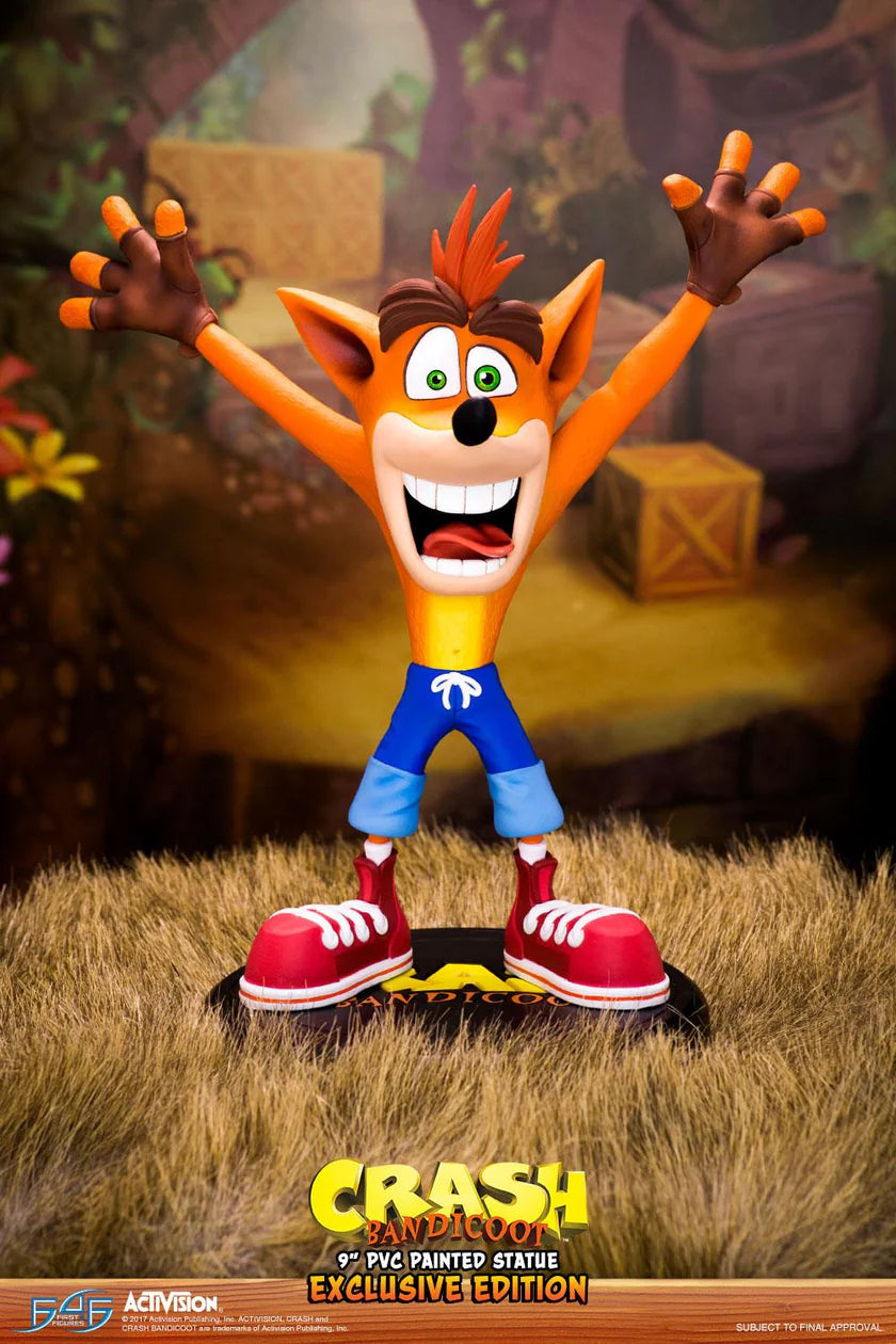 Official F4F Crash Bandicoot PVC Exclusive Edition Statue (22cm)