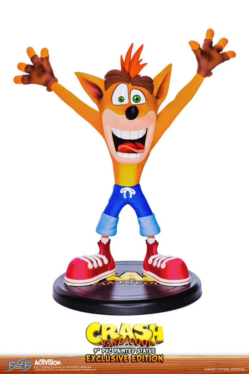 Official F4F Crash Bandicoot PVC Exclusive Edition Statue (22cm)