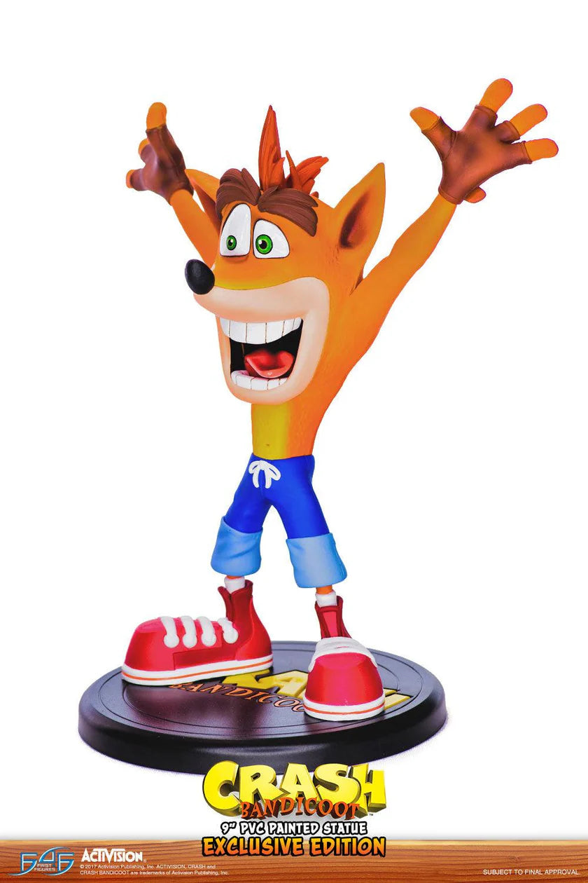 Official F4F Crash Bandicoot PVC Exclusive Edition Statue (22cm)