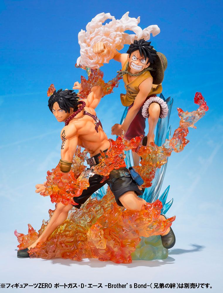 Anime One Piece Monkey D. Luffy Brother's Bond Figure (19cm)