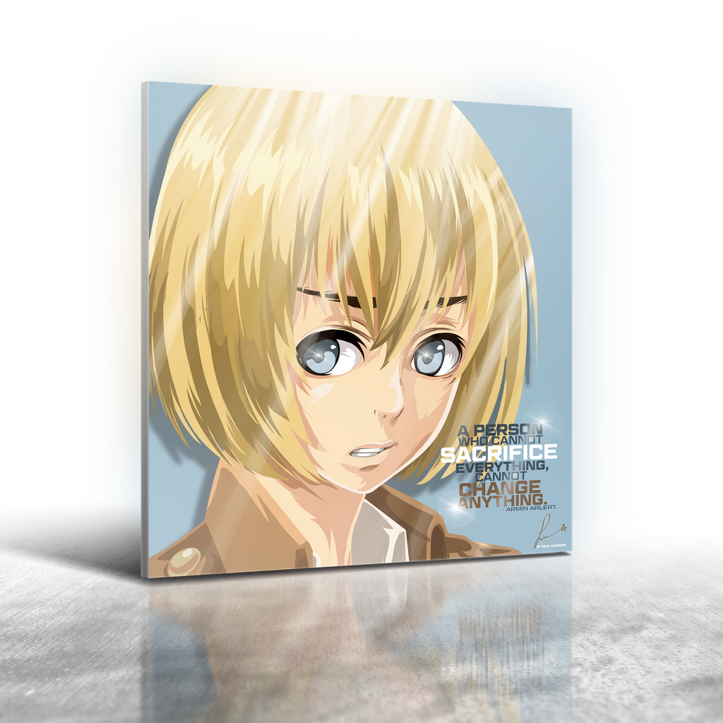 Anime Attack on Titan Armin Arlert Frameless Art Painting (30x30cm)