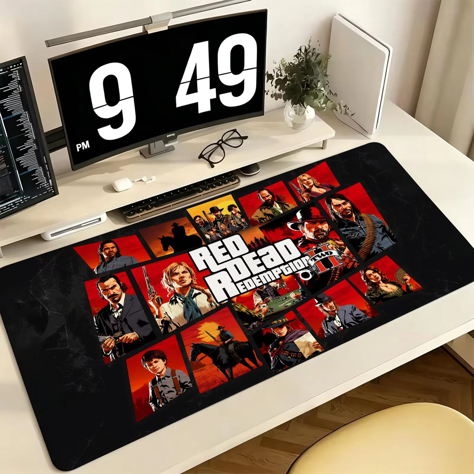 Red Dead Redemption Gaming Mousepad (Size 60x30)
