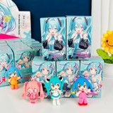 Anime Hatsune Miku Slicone Keychain Blind Box (1pcs)