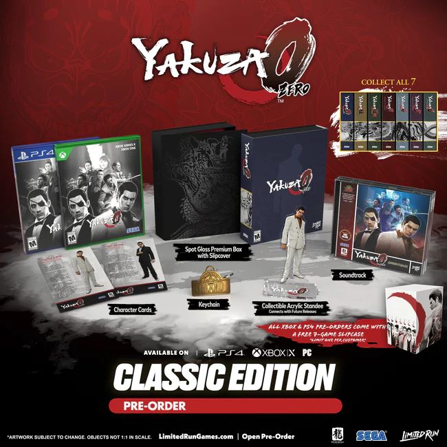 [Pre-Order] Yakuza 0 Classic Edition R1 - PS4