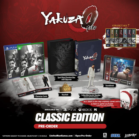 [Pre-Order] Yakuza 0 Classic Edition R1 - PS4