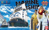 Anime One Piece Grand Ship Collection Marine Ship Model Kit