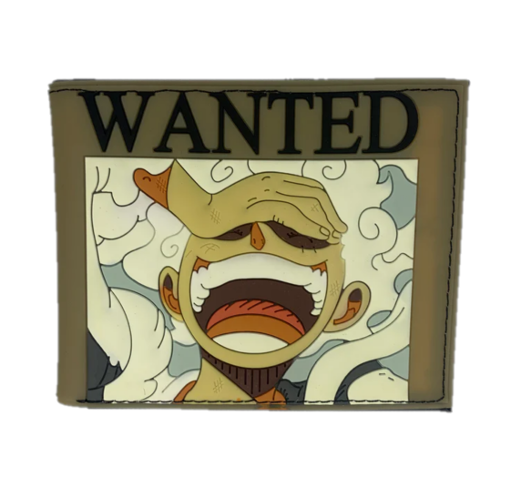 Anime One Piece Luffy Gear 5 Wanted Wallet